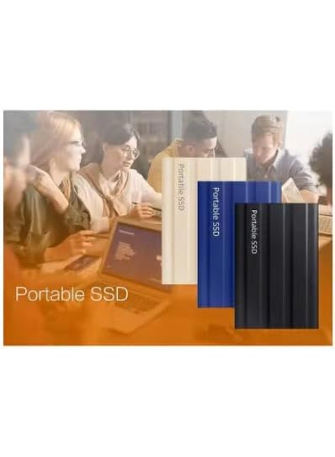 M.A&F's قرص صلب خارجي محمول 2 تيرابايت، محركات أقراص SSD صغيرة، محركات أقراص خارجية ذات حالة صلبة، قرص احتياطي للكمبيوتر، دعم نقل بيانات USB 3.1 إلى Type-C لأجهزة Windows XP PC Laptop و Mac - Image 5